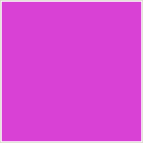 D941D5 Hex Color Image (DEEP PINK, FUCHSIA, FUSCHIA, HOT PINK, MAGENTA, ORCHID)