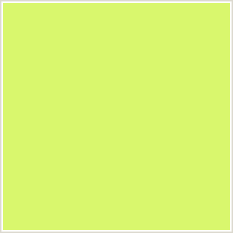 D9F76D Hex Color Image ()