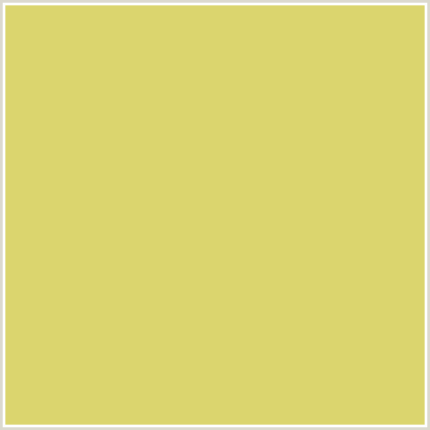 DBD56E Hex Color Image (CHENIN, YELLOW)