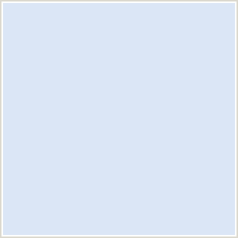 DBE6F6 Hex Color Image (BLUE, LINK WATER)