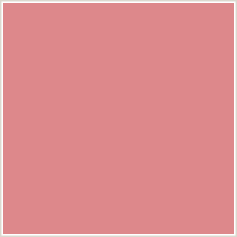 DD888B Hex Color Image (NEW YORK PINK, RED)