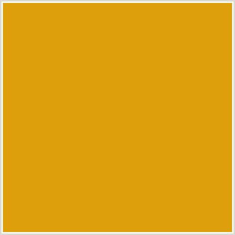 DE9F0D Hex Color Image (GAMBOGE, YELLOW ORANGE)