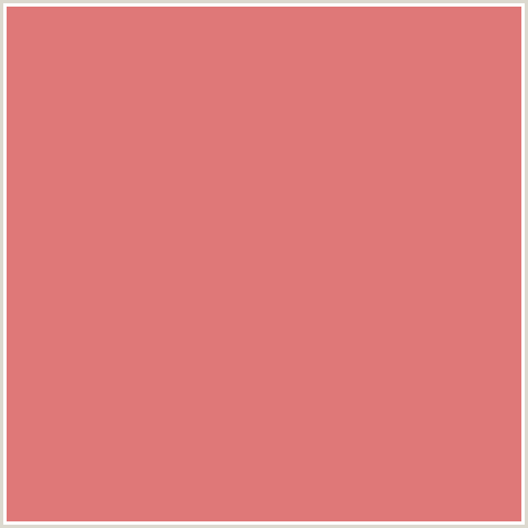 DF7878 Hex Color Image (JAPONICA, RED)