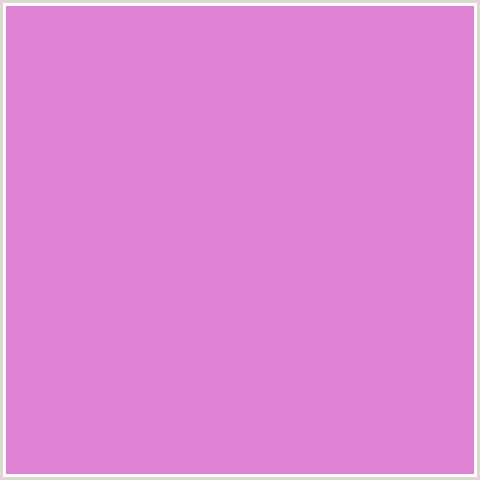 DF82D4 Hex Color Image (DEEP PINK, FUCHSIA, FUSCHIA, HOT PINK, MAGENTA, ORCHID)