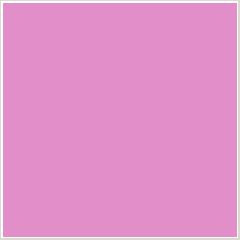 E18EC9 Hex Color Image (DEEP PINK, FUCHSIA, FUSCHIA, HOT PINK, MAGENTA, SHOCKING)