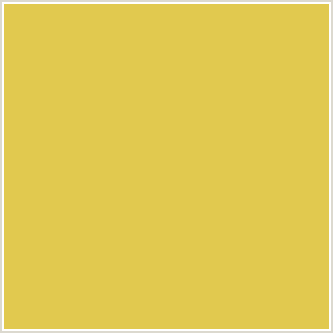 E1C94F Hex Color Image (ANZAC, YELLOW)