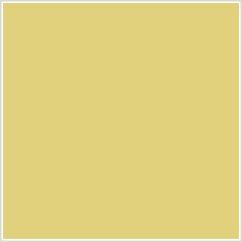 E1D17C Hex Color Image (CHENIN, YELLOW)