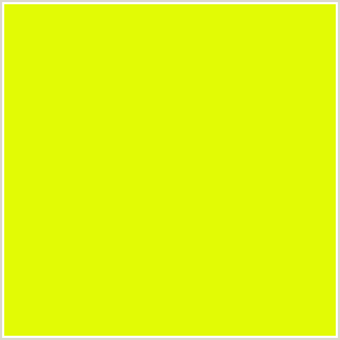 E2FB05 Hex Color Image (CHARTREUSE YELLOW, YELLOW GREEN)