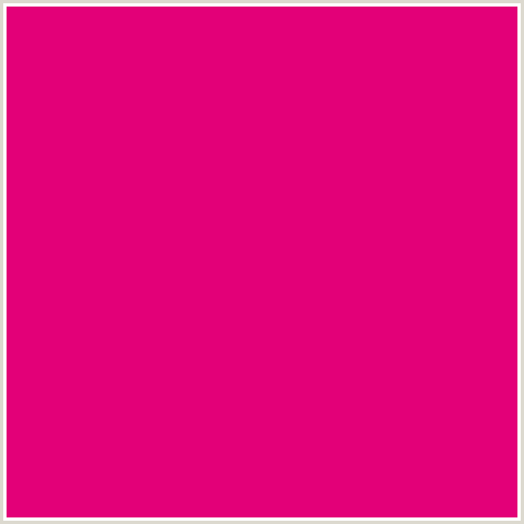 E30078 Hex Color Image (DEEP PINK, FUCHSIA, FUSCHIA, HOT PINK, MAGENTA, ROSE)