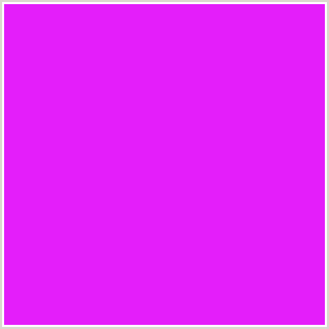 E41EFA Hex Color Image (DEEP PINK, ELECTRIC VIOLET, FUCHSIA, FUSCHIA, HOT PINK, MAGENTA)