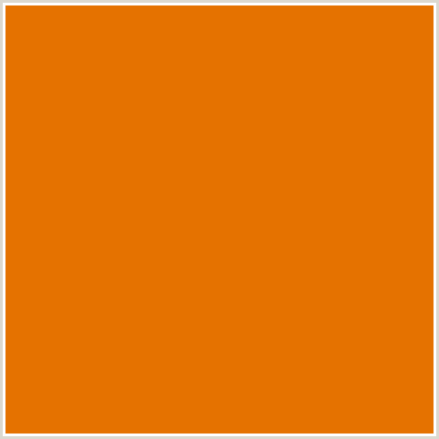 E57200 Hex Color Image (MANGO TANGO, ORANGE)