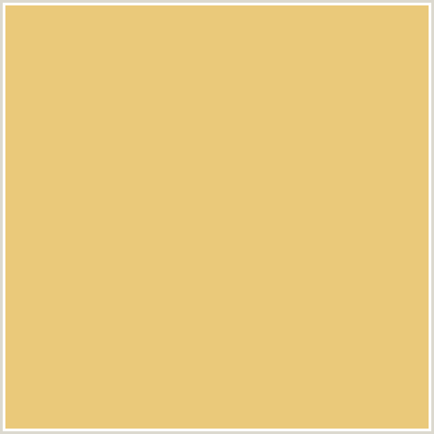 EAC97A Hex Color Image (ROB ROY, YELLOW ORANGE)