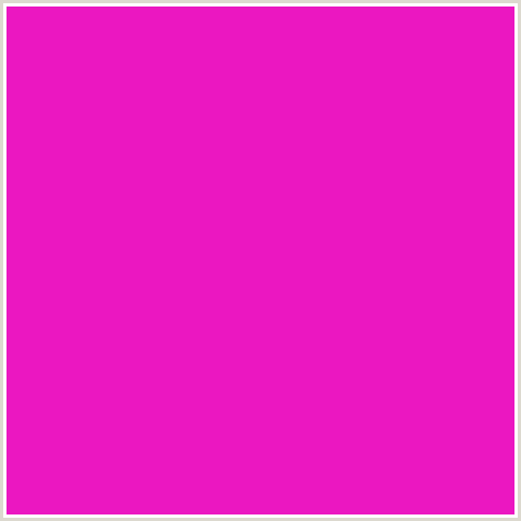 EB17C1 Hex Color Image (DEEP PINK, FUCHSIA, FUSCHIA, HOT PINK, MAGENTA, SHOCKING PINK)