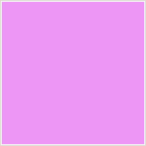 EB94F0 Hex Color Image (DEEP PINK, FUCHSIA, FUSCHIA, HOT PINK, MAGENTA, PERFUME)