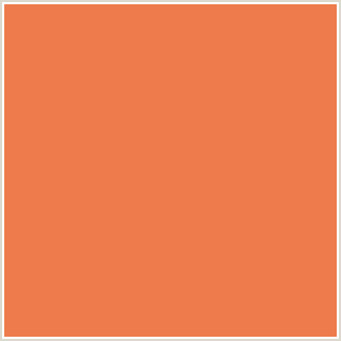 EE7B4B Hex Color Image (JAFFA, RED ORANGE)