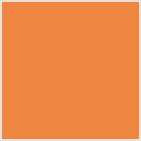 EE8641 Hex Color Image (JAFFA, ORANGE RED)