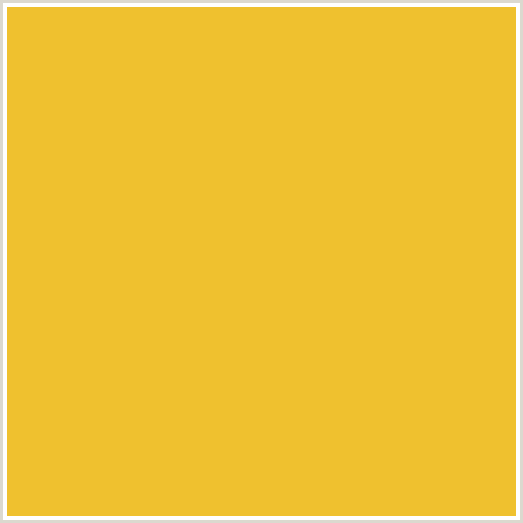 EFC12F Hex Color Image (ORANGE YELLOW, SAFFRON)