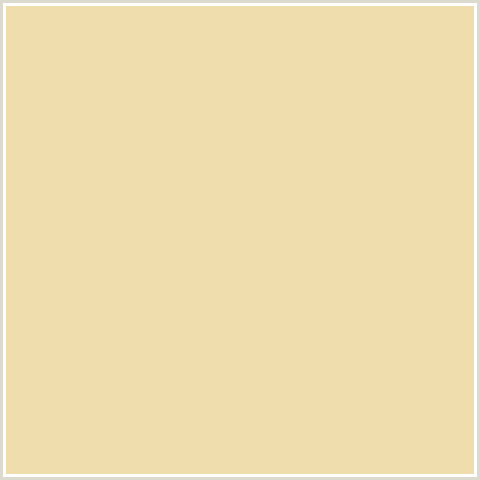 EFDDAD Hex Color Image (DOUBLE COLONIAL WHITE, YELLOW ORANGE)