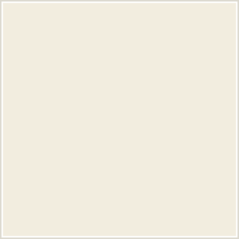 F2EDDF Hex Color Image (ECRU WHITE, YELLOW ORANGE)