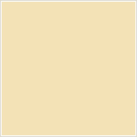 F4E2B7 Hex Color Image (WHEAT, YELLOW ORANGE)