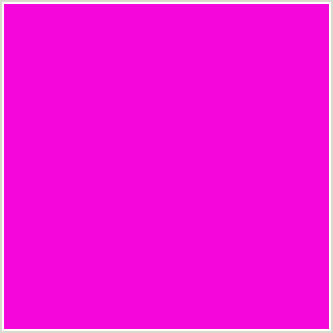 F507DB Hex Color Image (DEEP PINK, FUCHSIA, FUSCHIA, HOT PINK, MAGENTA, PURPLE PIZZAZZ)