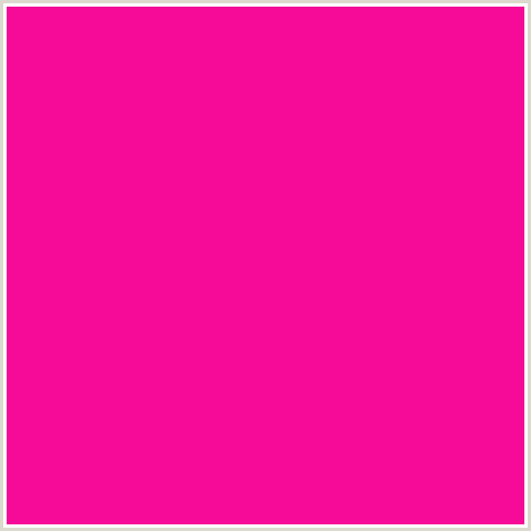 F50B98 Hex Color Image (DEEP PINK, FUCHSIA, FUSCHIA, HOLLYWOOD CERISE, HOT PINK, MAGENTA)