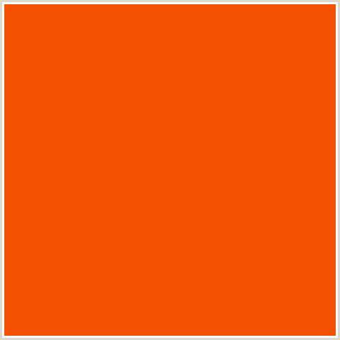 F55102 Hex Color Image (INTERNATIONAL ORANGE, ORANGE RED)