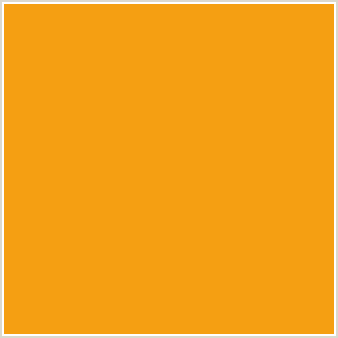 F59F12 Hex Color Image (BUTTERCUP, ORANGE)