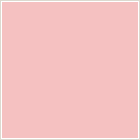 F5C1C1 Hex Color Image (MANDYS PINK, RED)