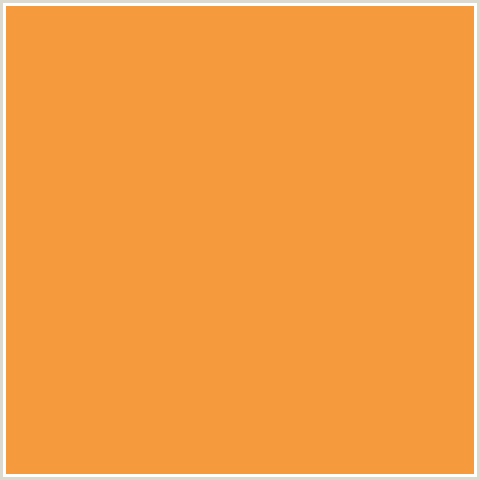 F69A3E Hex Color Image (ORANGE, SEA BUCKTHORN)