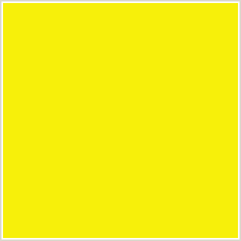 F7F00A Hex Color Image (LEMON, YELLOW)