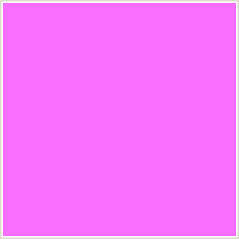 F86EFF Hex Color Image (DEEP PINK, FUCHSIA, FUSCHIA, HELIOTROPE, HOT PINK, MAGENTA)