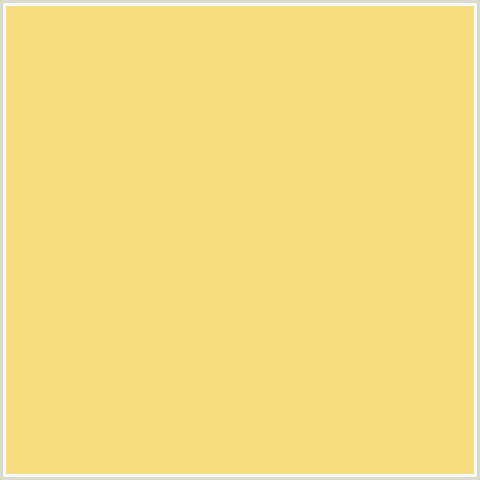 F8DE7E Hex Color Image (ORANGE YELLOW, SWEET CORN)