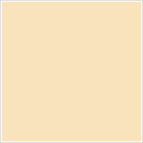 F8E3BC Hex Color Image (GIVRY, ORANGE, TAN)