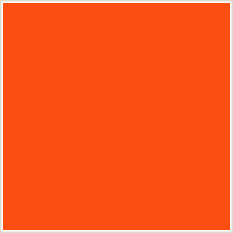 FA4E13 Hex Color Image (RED ORANGE, VERMILION)