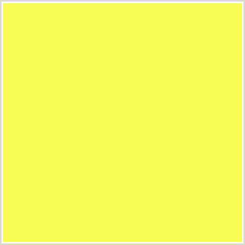 FAFD53 Hex Color Image (GORSE, YELLOW GREEN)