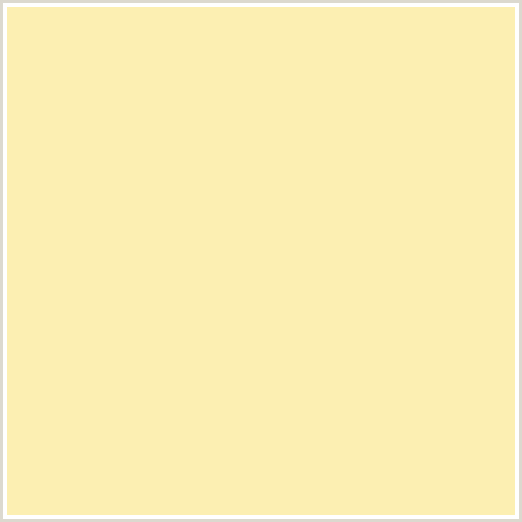 FCEFB2 Hex Color Image (BANANA MANIA, ORANGE YELLOW)