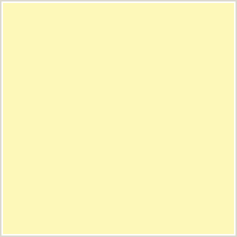 FDF8B9 Hex Color Image (PALE PRIM, YELLOW)