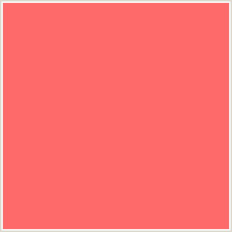 FE6969 Hex Color Image (BITTERSWEET, RED, SALMON)