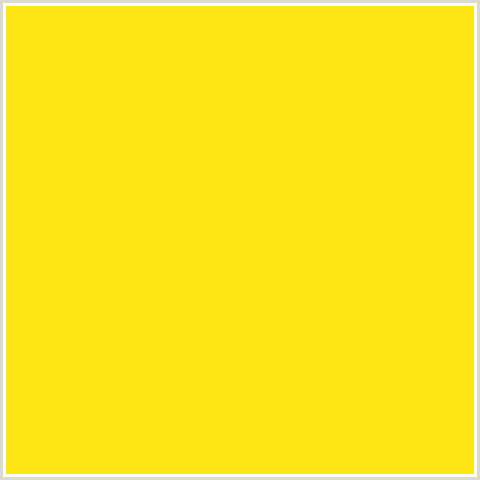 FEE715 Hex Color Image (BROOM, LEMON, YELLOW)