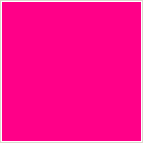 FF0088 Hex Color Image (DEEP PINK, FUCHSIA, FUSCHIA, HOT PINK, MAGENTA, ROSE)