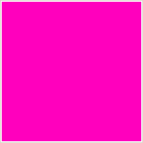 FF00BD Hex Color Image (DEEP PINK, FUCHSIA, FUSCHIA, HOT PINK, MAGENTA, PURPLE PIZZAZZ)