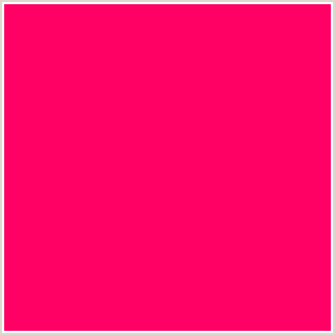 FF0164 Hex Color Image (RED, ROSE)