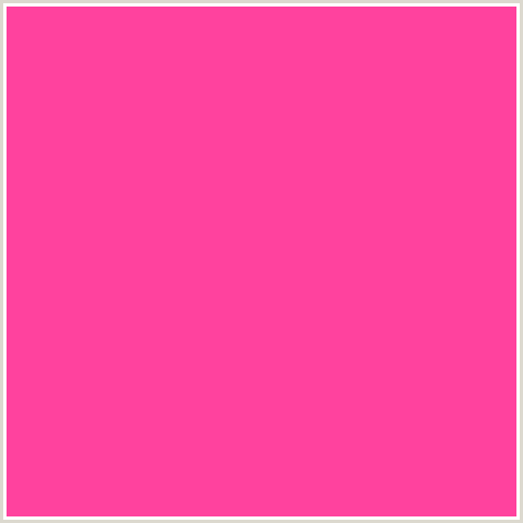 FF429E Hex Color Image (DEEP PINK, FUCHSIA, FUSCHIA, HOT PINK, MAGENTA, WILD STRAWBERRY)