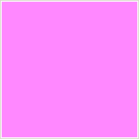 FF88FF Hex Color Image (BLUSH PINK, DEEP PINK, FUCHSIA, FUSCHIA, HOT PINK, MAGENTA)