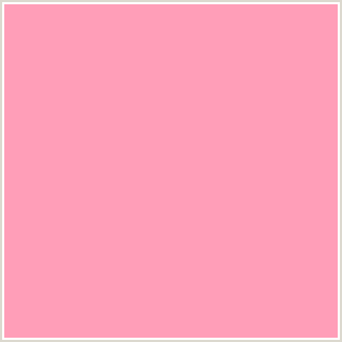 FF9EB8 Hex Color Image (CARNATION PINK, LIGHT RED, PINK, RED)