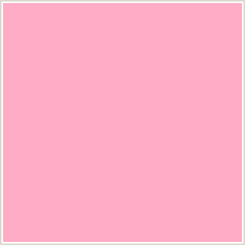 FFACC6 Hex Color Image (CARNATION PINK, LIGHT RED, PINK, RED)