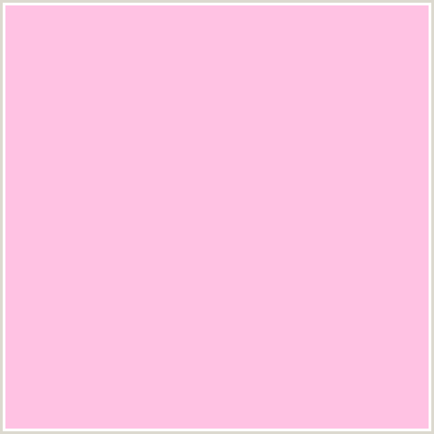 FFC2E3 Hex Color Image (COTTON CANDY, DEEP PINK, FUCHSIA, FUSCHIA, HOT PINK, MAGENTA)