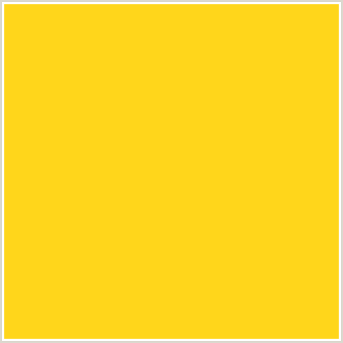 FFD61B Hex Color Image (CANDLELIGHT, ORANGE YELLOW)