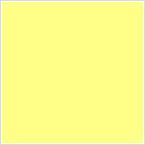 FFFF88 Hex Color Image (DOLLY, YELLOW GREEN)